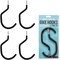 IMPRESA 4-Pack Bike Hooks for Garage Ceiling - 100 Lbs Capacity,7 x 4 in - Galvanized Steel & Non-Marring Finish Heavy Duty Hook - Wall Mount for Ceiling Bike Hangers - Universal Fit Bike Wall Mount